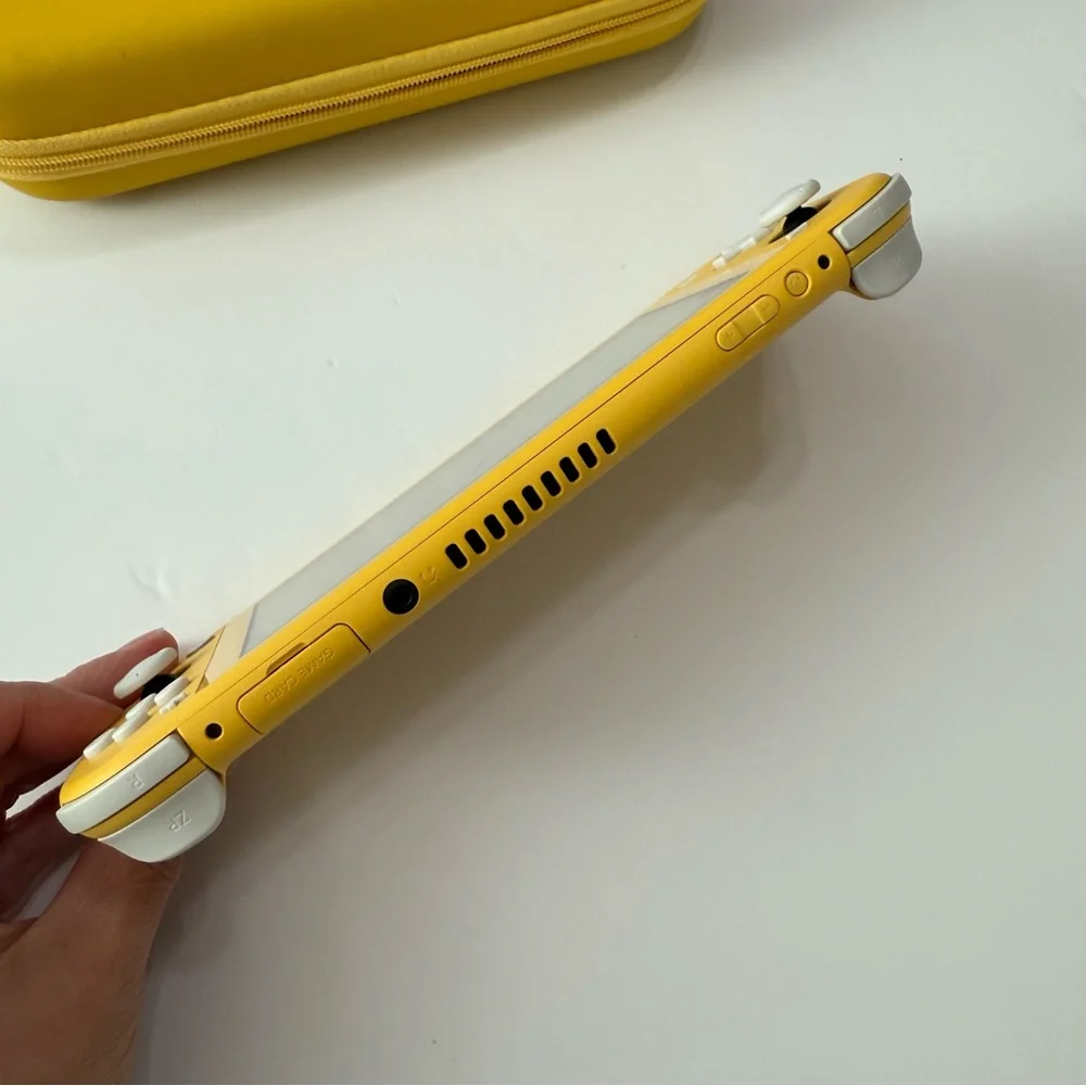 Nintendo Switch Lite in Yellow with Accessories